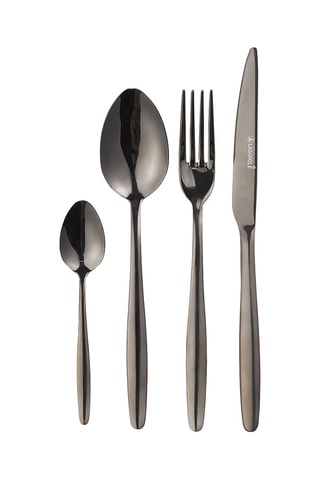 Cubertería de acero inoxidable Clea - 24 piezas