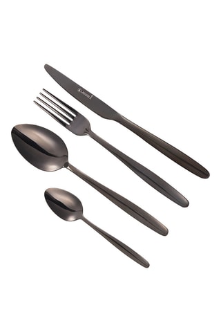 Cubertería de acero inoxidable Clea - 24 piezas