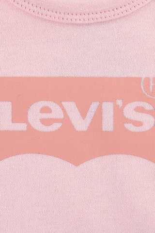 Body et pantalon en coton biologique - Bleu et rose