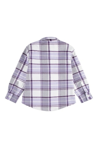 Chemise - Blanc et violet