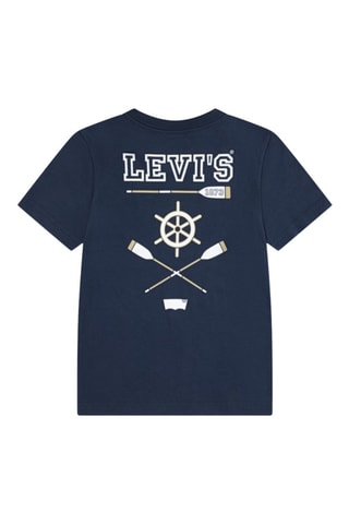 T-shirt - Blanc et bleu