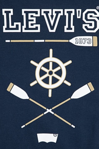 T-shirt - Blanc et bleu