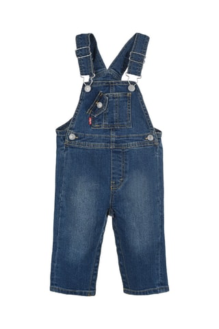 Salopette-short en jean - Bleu