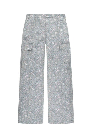 Pantalon wide legs - Bleu