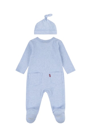 Bonnet et grenouillère - Bleu