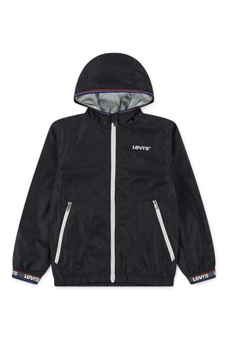 Coupe-vent à capuche - Noir