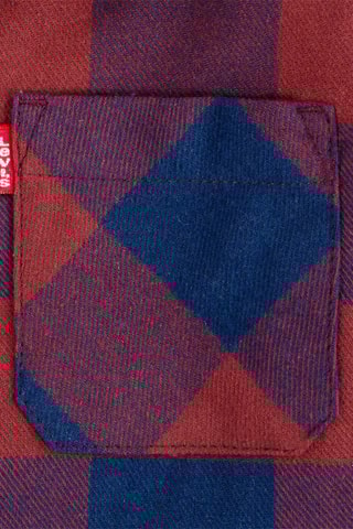 Chemise - Rouge et bleu