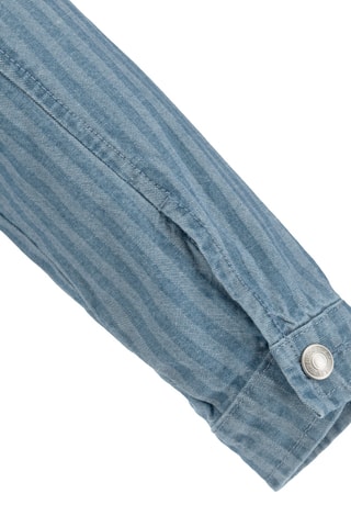 Veste en jean à capuche Sutro - Bleu