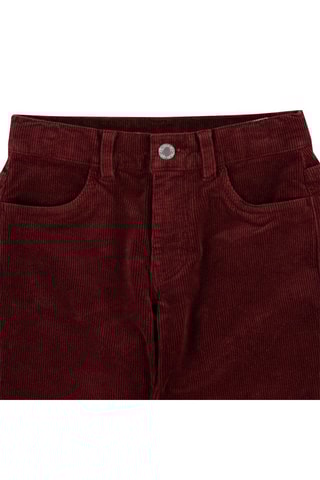 Pantalon en velours côtelé - Rouge