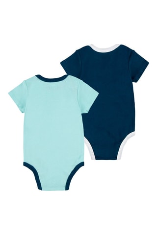 2 bodys - Blanc et bleu