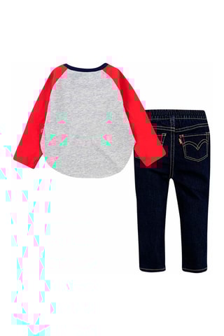 T-shirt et jean - Gris