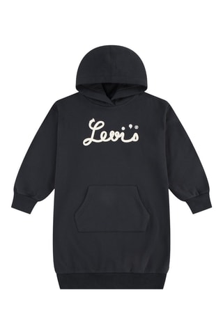 Robe sweat à capuche - Noir