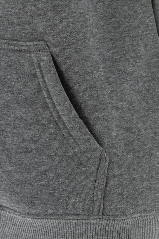 Sweat à capuche en coton biologique - Gris foncé