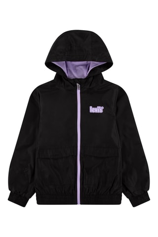 Coupe-vent à capuche - Noir