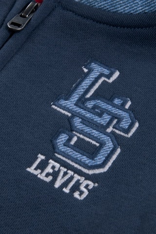 Sweat à capuche - Blanc et bleu