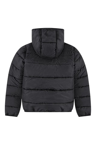 Doudoune à capuche - Blanc et noir