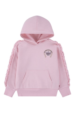 Sweat à capuche - Rouge et rose