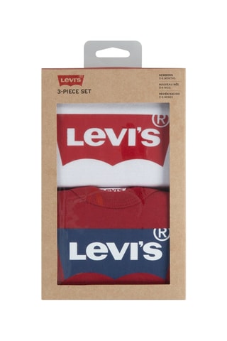 2 bodys - Blanc, rouge et bleu