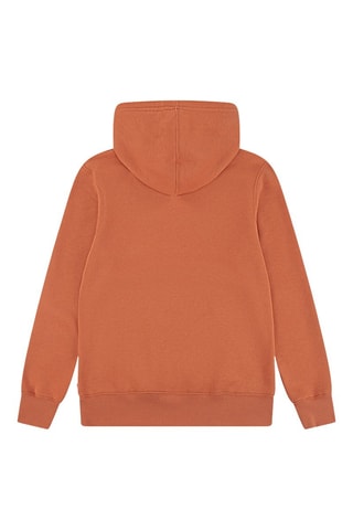 Sweat à capuche - Blanc et orange