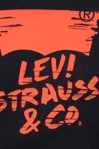 Sweat à capuche en coton biologique - Noir et rouge