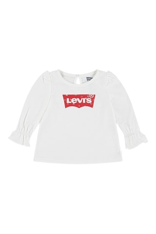 Blouse - Blanc et rouge