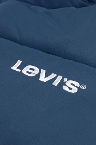 Doudoune à capuche - Blanc et bleu