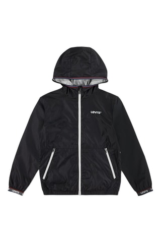 Veste à capuche - Blanc et noir