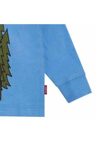 T-shirt en coton biologique - Bleu