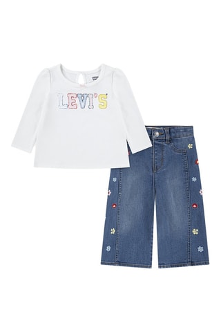 T-shirt et jean - Blanc