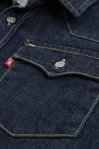 Chemise en jean - Rouge et bleu