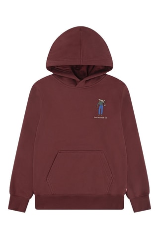 Sweat à capuche - Rouge