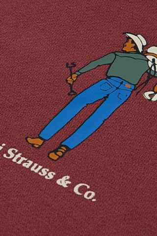 Sweat à capuche - Rouge