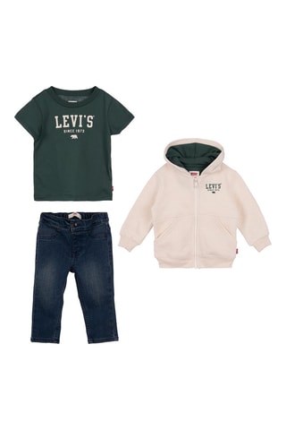 Ensemble 3 pièces - Beige et vert