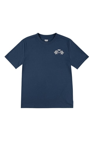 T-shirt - Blanc et bleu