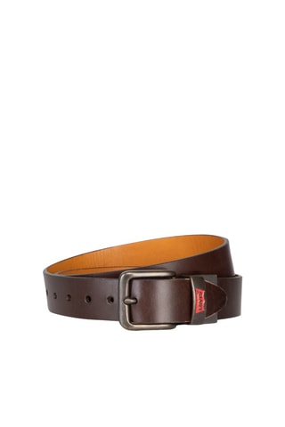 Ceinture réversible en cuir - Marron