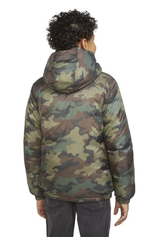 Blouson réversible à capuche - Noir