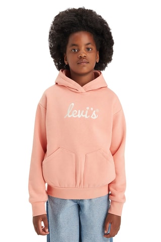 Sweat à capuche en coton biologique - Rose