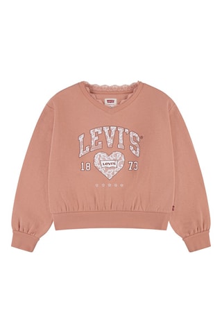 Sweat en coton biologique - Rose