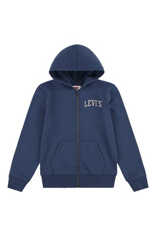 Sweat à capuche - Rouge et bleu