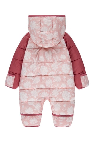 Combinaison doudoune à capuche - Rose