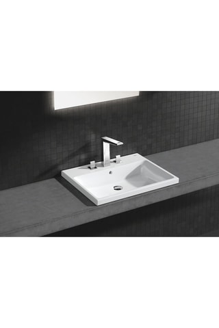 Lavabo de cerámica sobre encimera - Cube