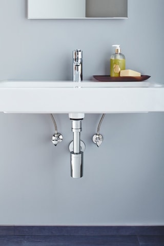 Grifo de escuadra 1/2" para lavabo