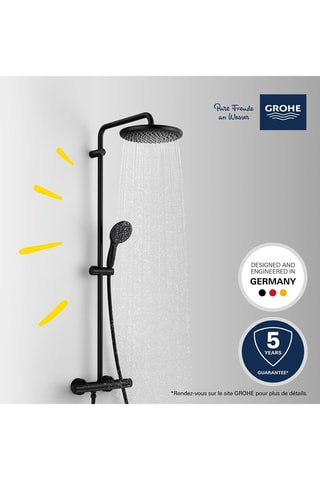 Colonne de douche avec mitigeur thermostatique - Vitalio Start Système