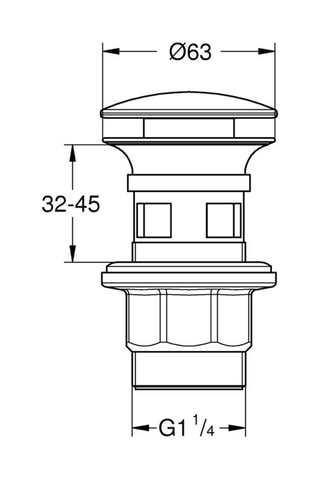 Mezclador para lavabo con desagüe Eurosmart Cosmopolitain