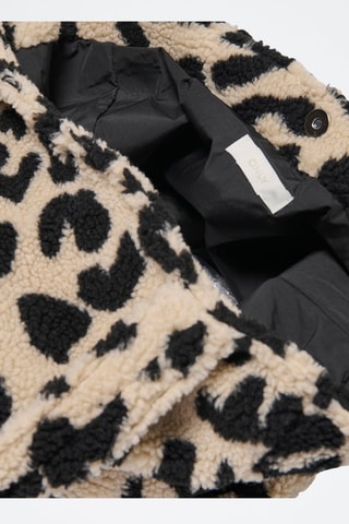 Sac porté épaule - Ecru et noir