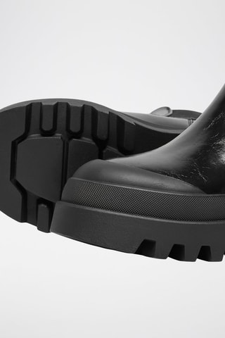 Bottines Chelsea vernies - Noir