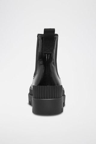 Bottines Chelsea vernies - Noir