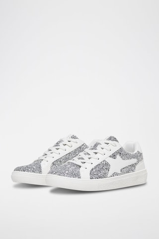 Baskets - Blanc et argenté