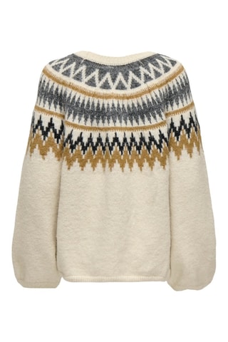 Pull - Ecru et doré