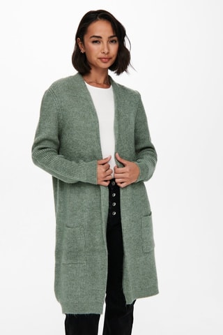 Gilet long - Vert clair